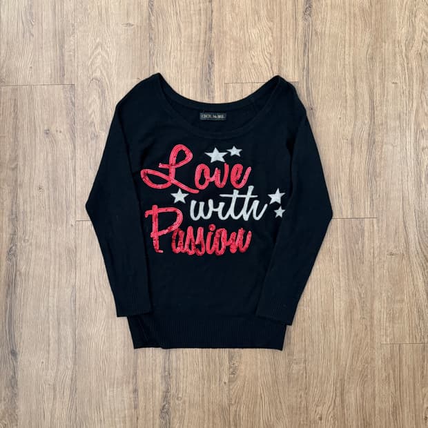 Cecil Mcbee lettering knit