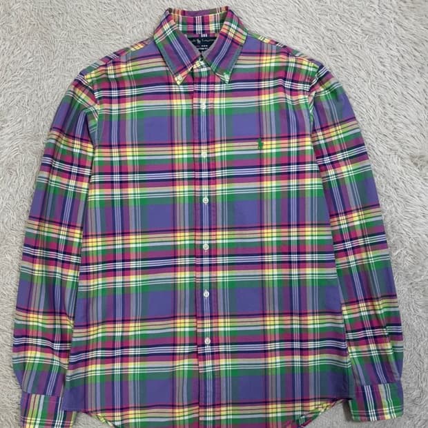 폴로 랄프 로렌 체크 셔츠/#2767