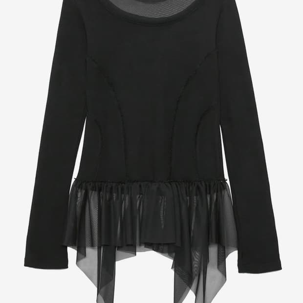 플레어업 Layered Lace Frill Long Sleeve (FL-