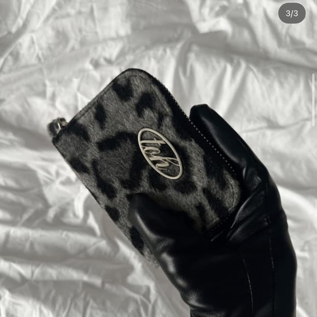 toh 레오파드 지갑 