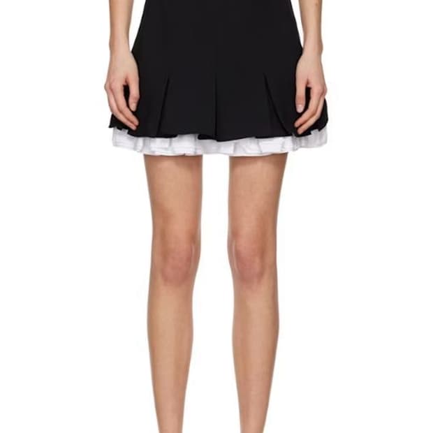 슈슈통 레이어드 러플 플리츠 스커트 (6size)