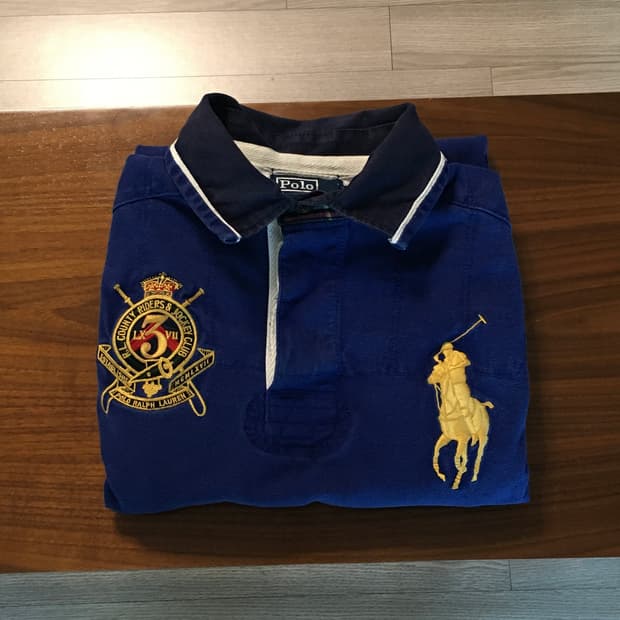 폴로 빅포니 카라 긴팔 럭비티 