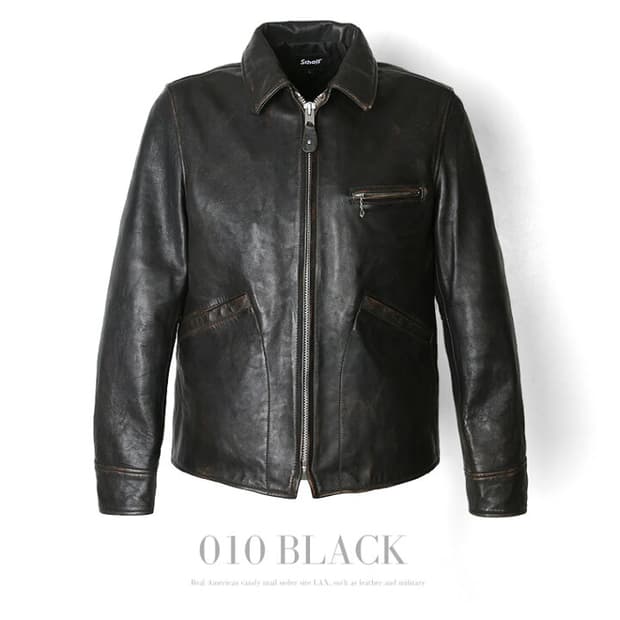 Schott 싱글 가죽 자켓