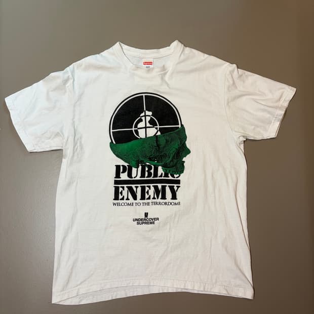 슈프림 언더커버 퍼블릭 에너미 티셔츠