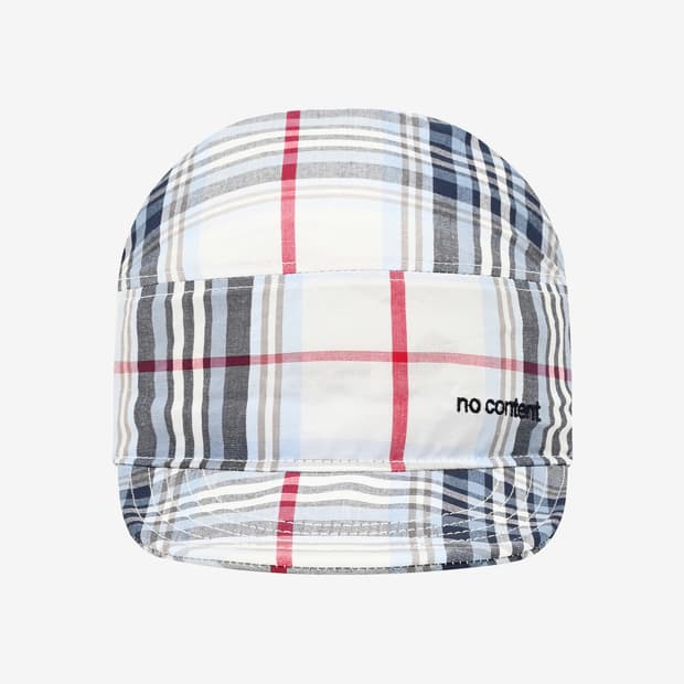 노컨텐츠 모자 220. Ribbon Check Cap _ Check