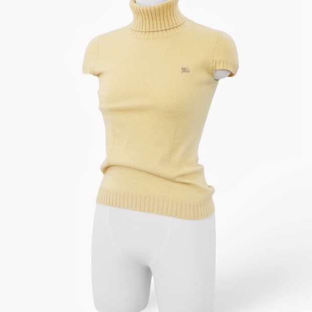 Burberry Archive Half-Sleeve Turtleneck