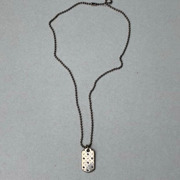 론원스 X 갤러리 디파트먼트 도그 택 펜던트 목걸이 925실버