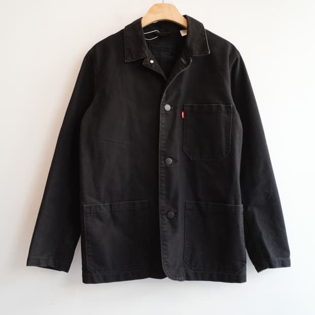Levis 리바이스 캔버스 코튼 블랙 커버올 
