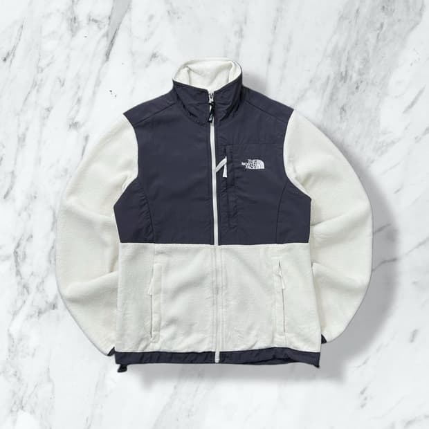 노스페이스 베이지 차콜 데날리 플리스 자켓 