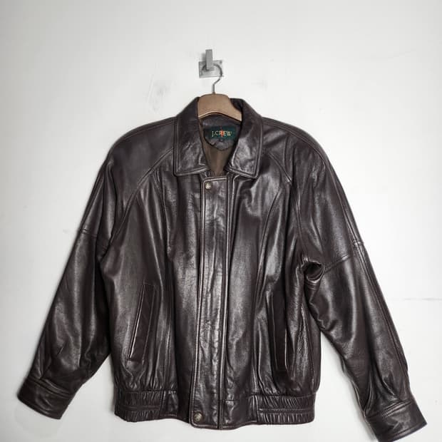 L 제이크루 브라운 봄버 자켓