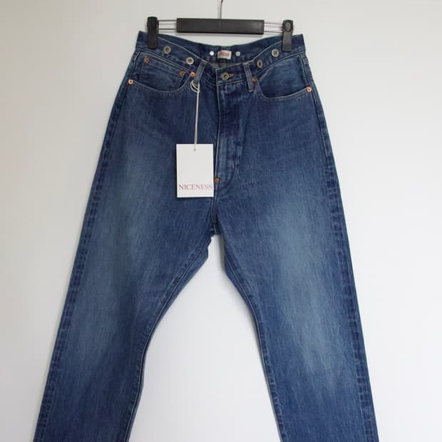 (새상품)나이스네스 d.doug 데님 인디고 M사이즈