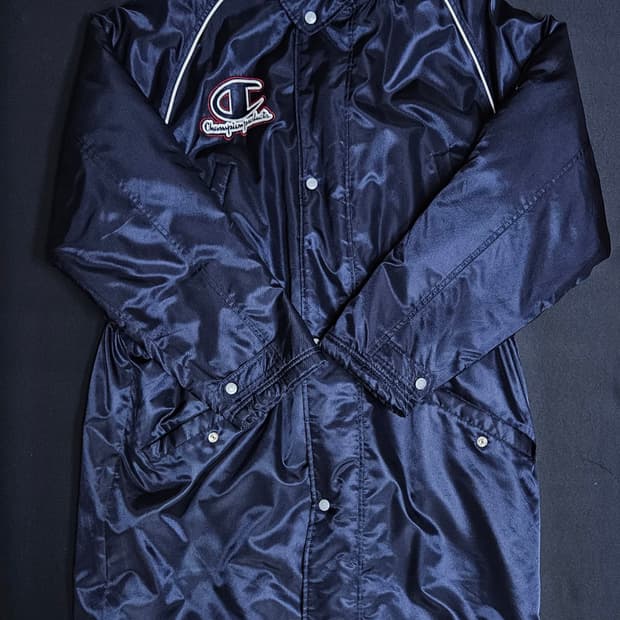 챔피온 네이비 롱 돕바