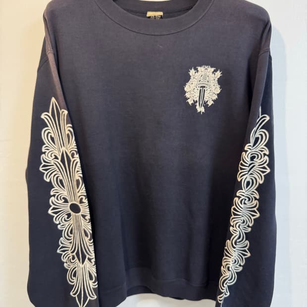 90s vintage chrome hearts sweat / hoodie