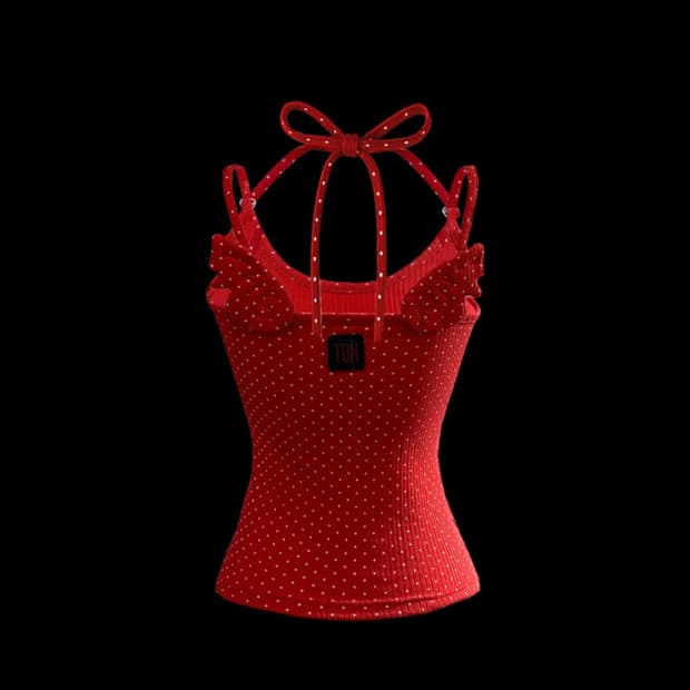 toh 티오에이치 B heart sleeveless