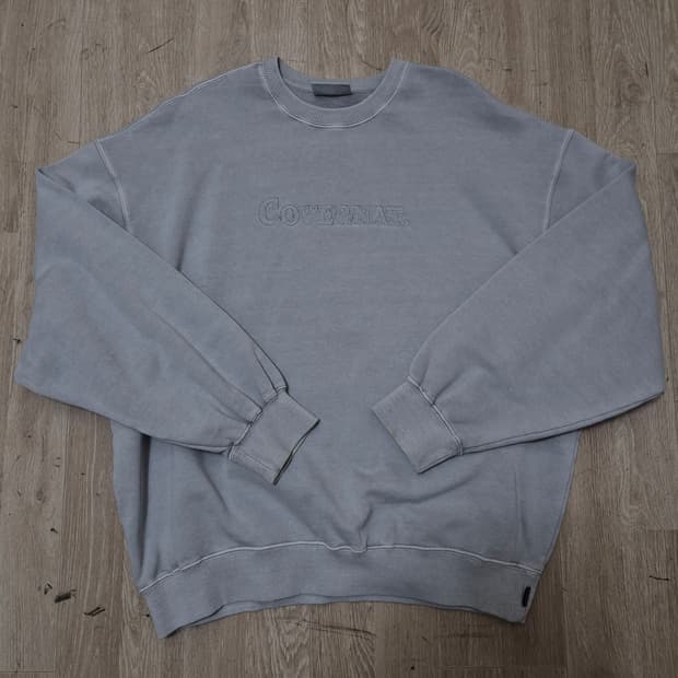 커버낫 빅로고 가먼트다잉 맨투맨 M(95)