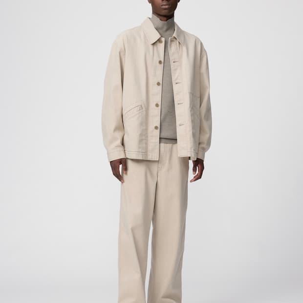 유니클로 와이드핏 컬리진 내추럴