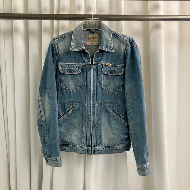 Wrangler 랭글러 24mjz 라이트 워시 데님 자켓 M