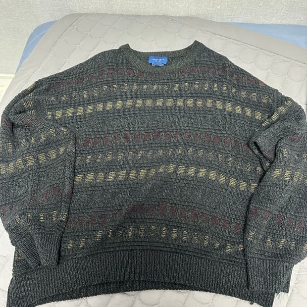 [XL] 빈티지 그랜파 니트