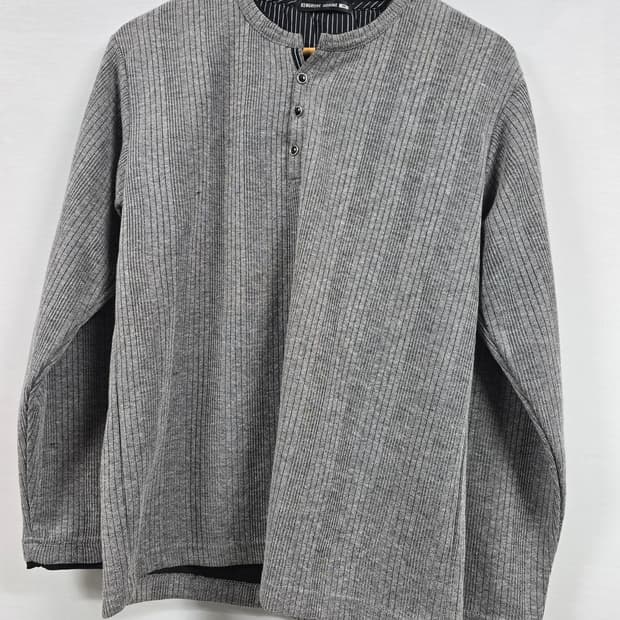 KENGROVE HOMME 헨리넥 롱슬리브 티셔츠 M