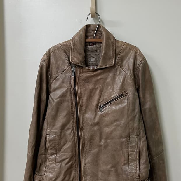 HE by MANGO 양가죽  재킷