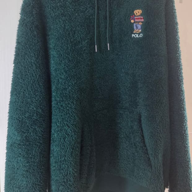 폴로 랄프로렌 파일 플리스 테디베어 후드 판매