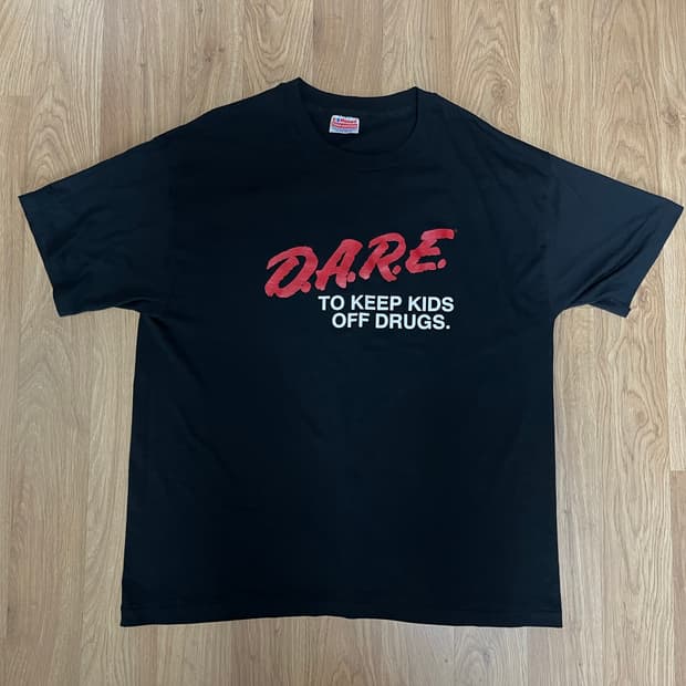 90s vintage dare 티셔츠 made in usa