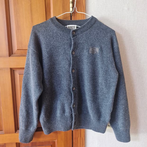 여성 마리떼 프랑소와 저버 모 가디건 차콜 L