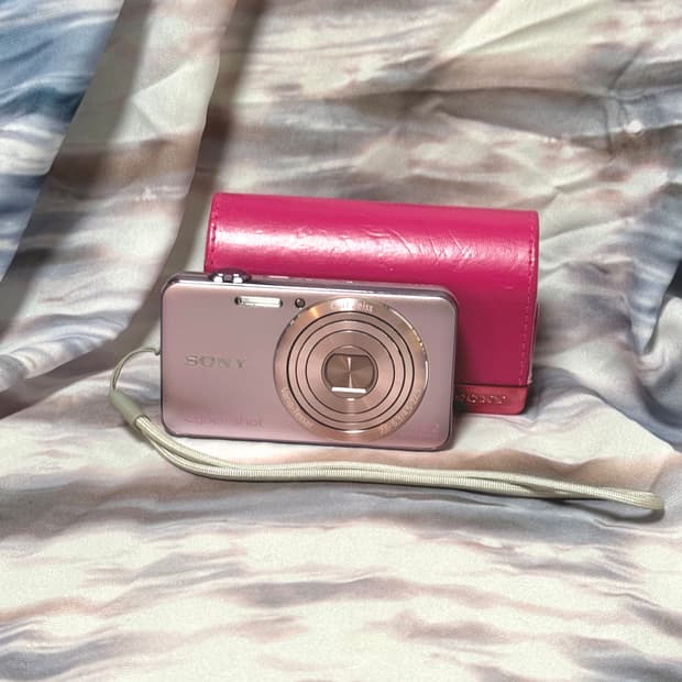 작례⭕️) 소니 사이버샷 dsc-wx50카메라 연분홍🩷✨