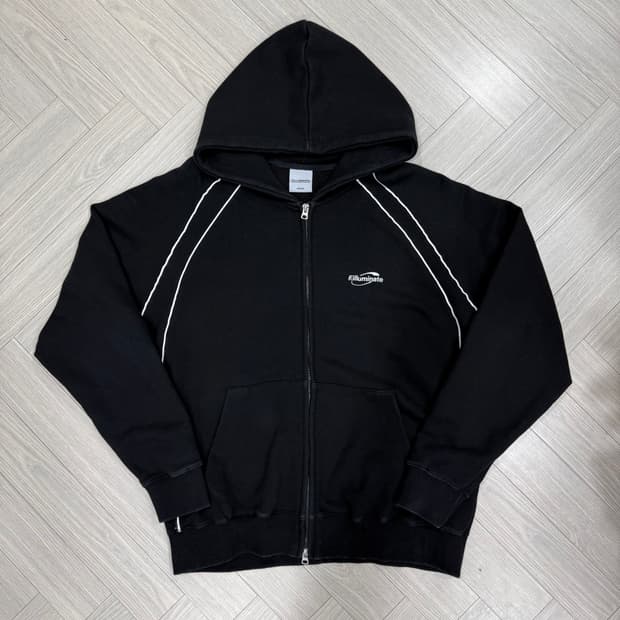 필루미네이트(FILLUMINATE) 더블 파이핑 후드 집업