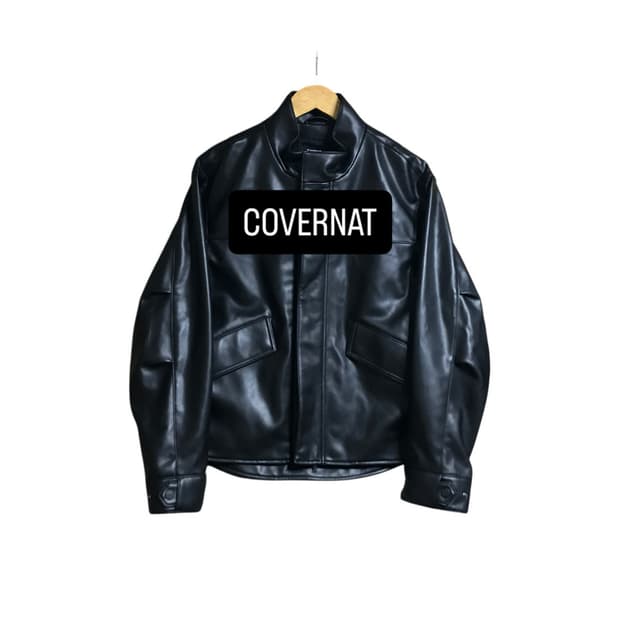 커버낫 검정 무광 레더 블루종 아예 깨끗합니다