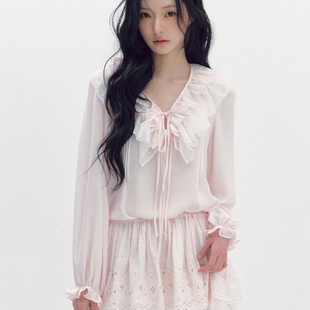 더티스 페탈 원피스 핑크