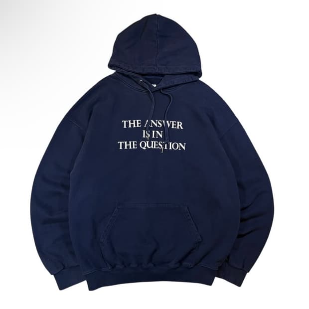 듀테로 후드티 네이비L 