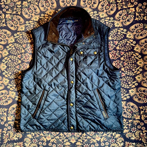 폴로 퀼팅 베스트