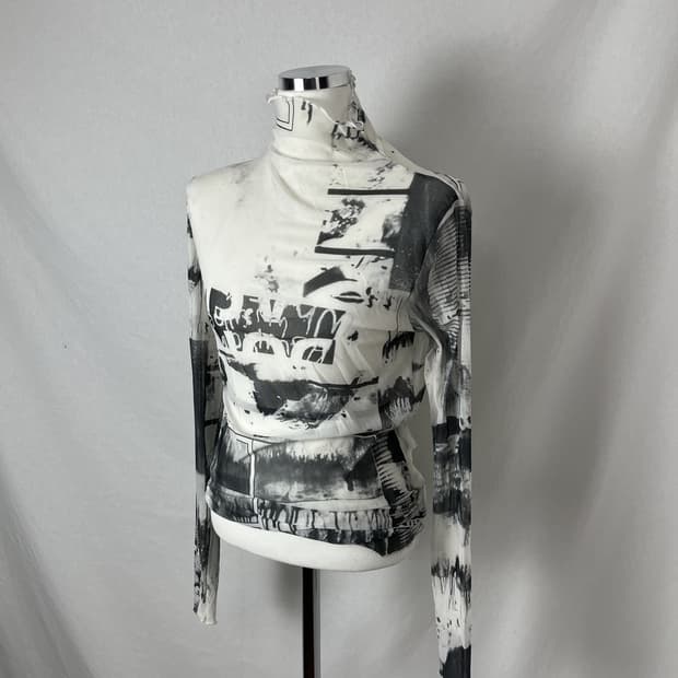 Vintage 시스루 롱슬리브 