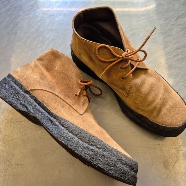 old Ferragamo chukka boots