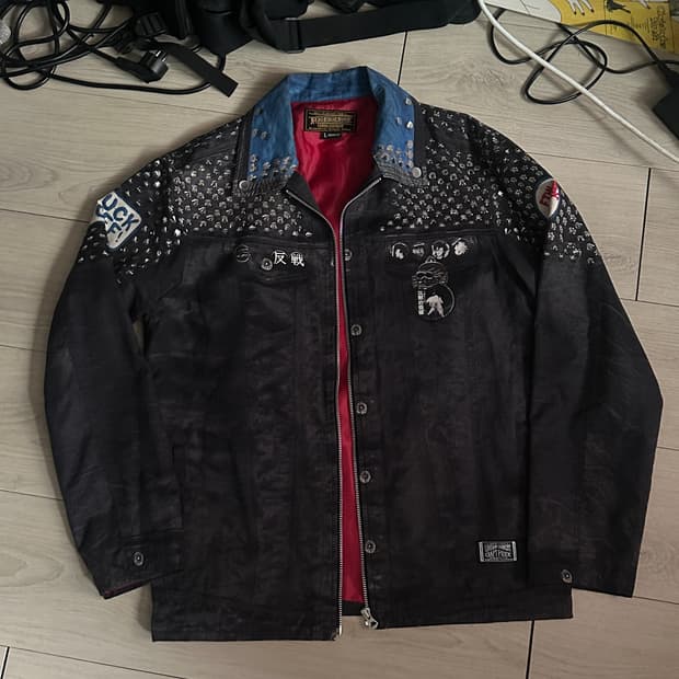 네이버후드 프린팅 자켓