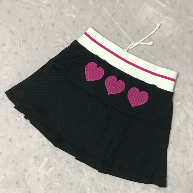엉덩이 하트 미니 스커트