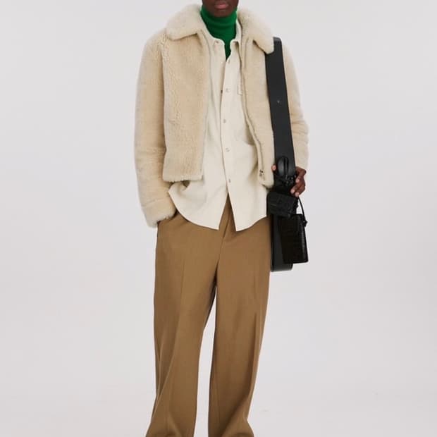 렉토 울 시어링 퍼 자켓