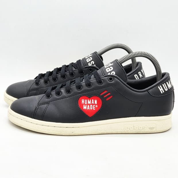 아디다스 x 휴먼 메이드 스탠 스미스 블랙 (255)