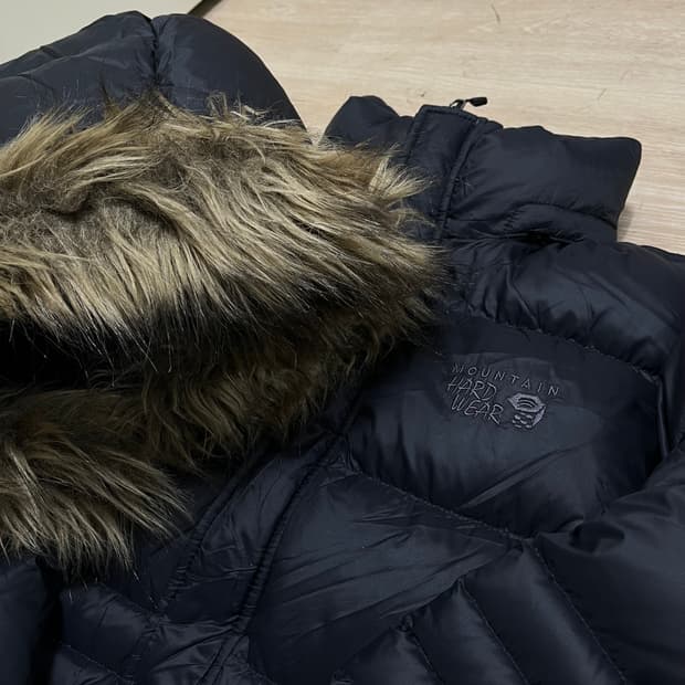 마운틴하드웨어 여성 구스다운 퍼후드 롱패딩 XL