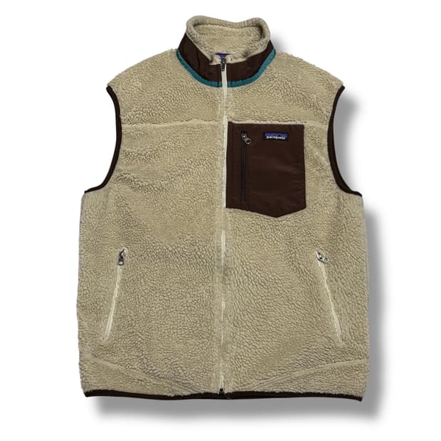 patagonia 클래식 레트로-X 베이지 브라운 플리스 베스트