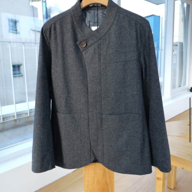 Riku umehara 리쿠 우메하라 crease jacket grey