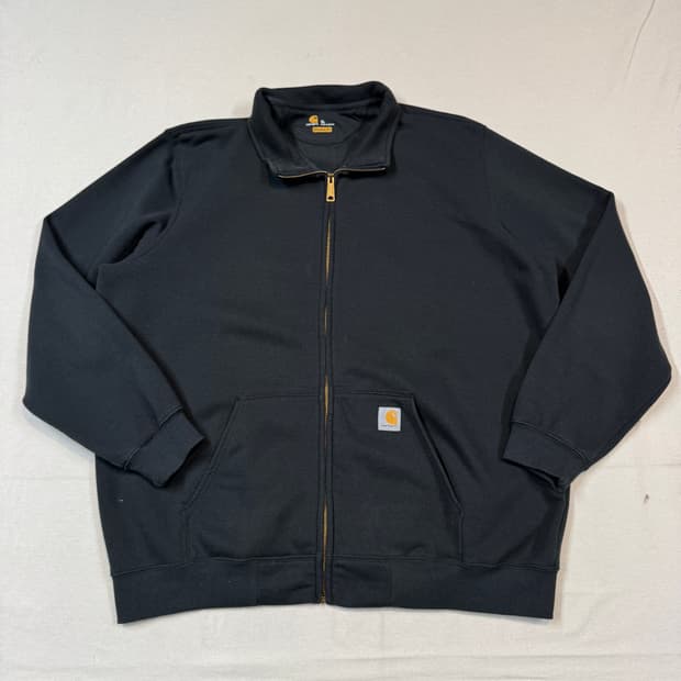 XL) 칼하트 미드웨이트 오리지널핏 집업 블랙