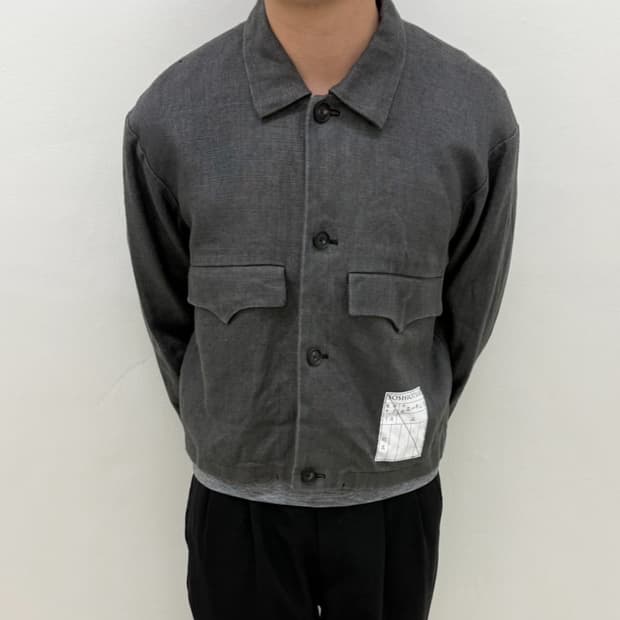 소시오츠키 버튼 숏 자켓