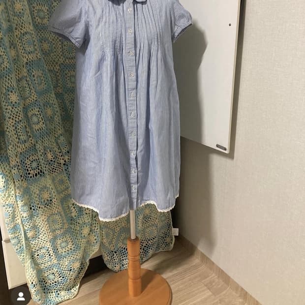 빈티지 홍콩 블라우스 원피스