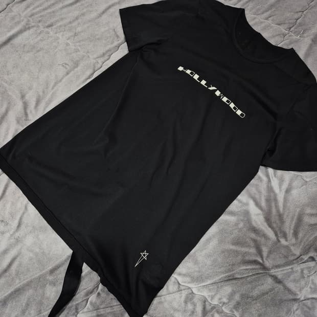 Rickowens 25ss 할리우드 레벨 코튼 티셔츠