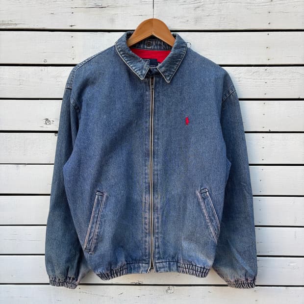 Polo 90s 폴로 베이포트 데님 자켓