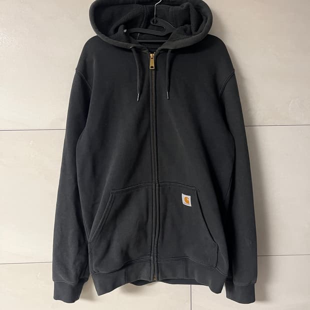 칼하트 오리지널핏 후드집업 블랙 [S]