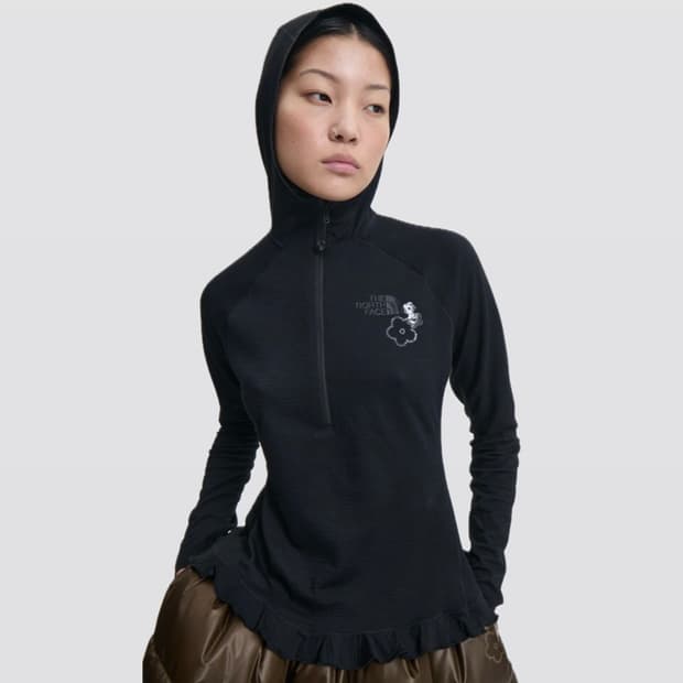 [XS,S,M,L]세실리에 반센 x 노스페이스 25fw 러플 후드티