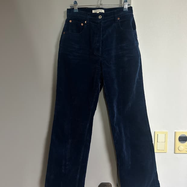 낫띵리튼 네이비 코듀로이 팬츠 s